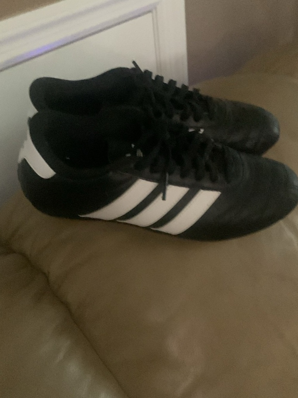 adidas Black & White Women’s Athletic Soccer Shoes